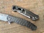 ZT0452 碳纤维柄 陶瓷轴承折叠刀