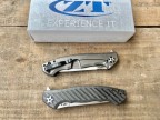 ZT0452 碳纤维柄 陶瓷轴承折叠刀