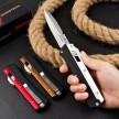 新款 Microtech 微技术蛇神直跳刀（锌铝柄）