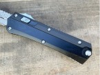 新款 Microtech 微技术蛇神直跳刀（大马士革 刃）