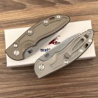 Hinderer XM18 侧跳 钛合金折叠刀