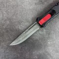 BENCHMADE蝴蝶838海豹特击队专用OTF直出跳刀(大马士革钢）